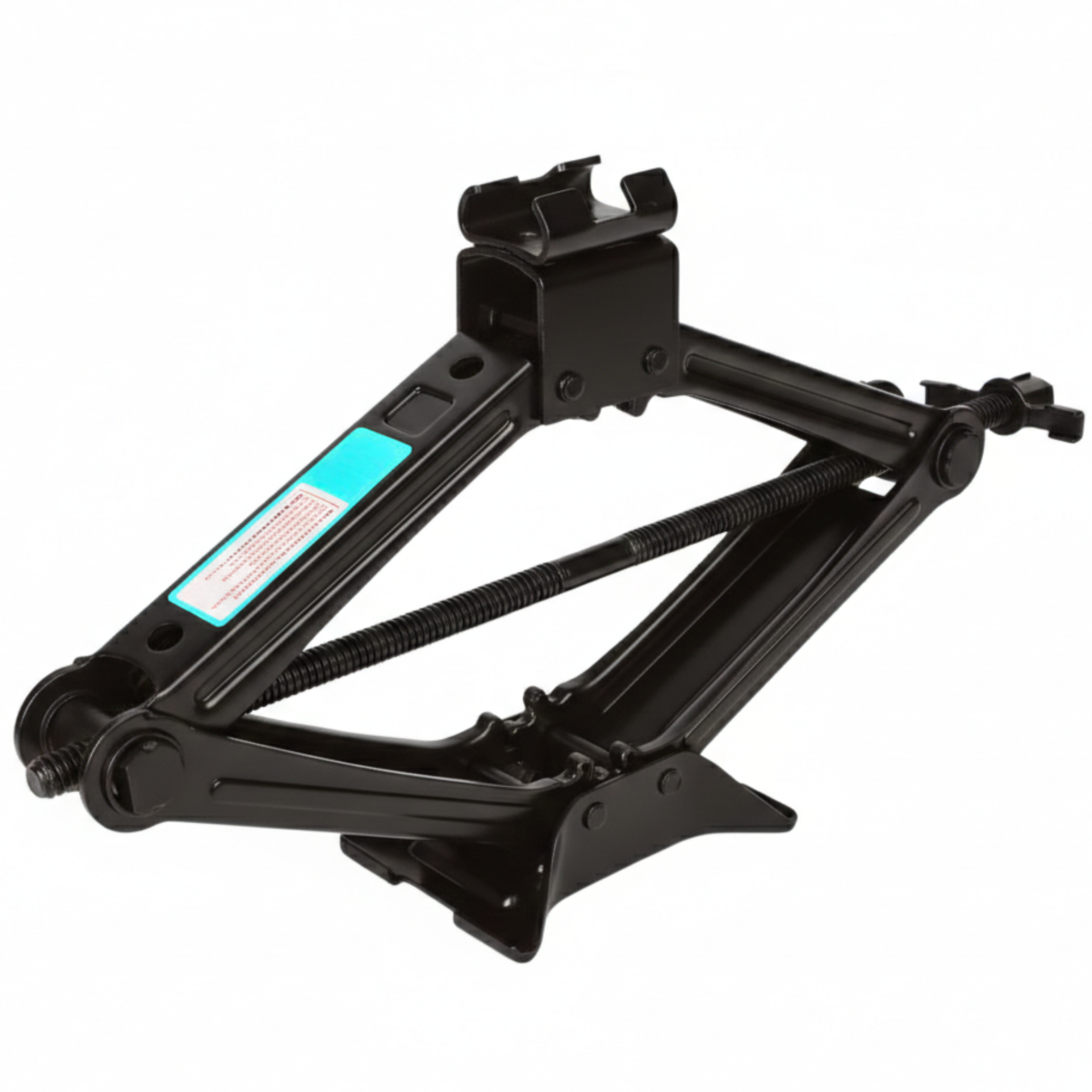 Crank-Style Scissor Jack Lift Kit 2T with Tire-Change Tool Set