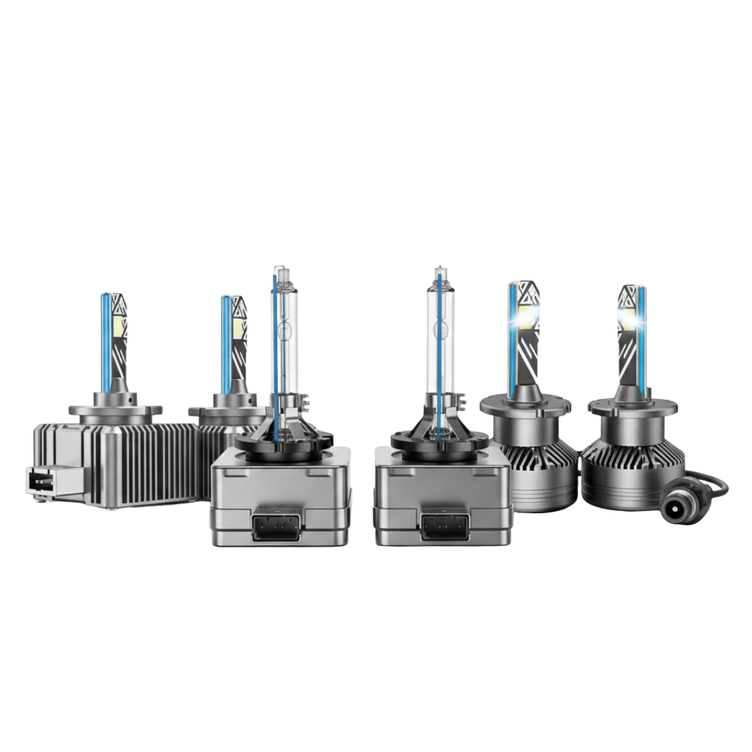 D1S D2S D3S HID Xenon Bulbs 6000K/6500K, OEM Socket Fit, 2-Pack