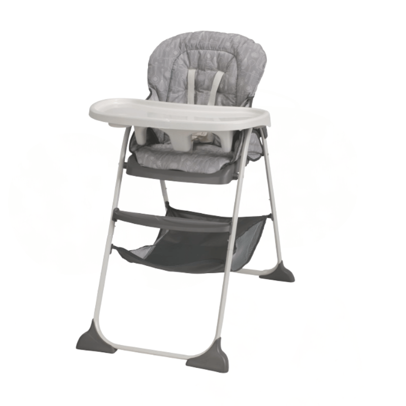 Fast-Folding High Chair & 5-in-1 Convertible, Washable with Wheels
