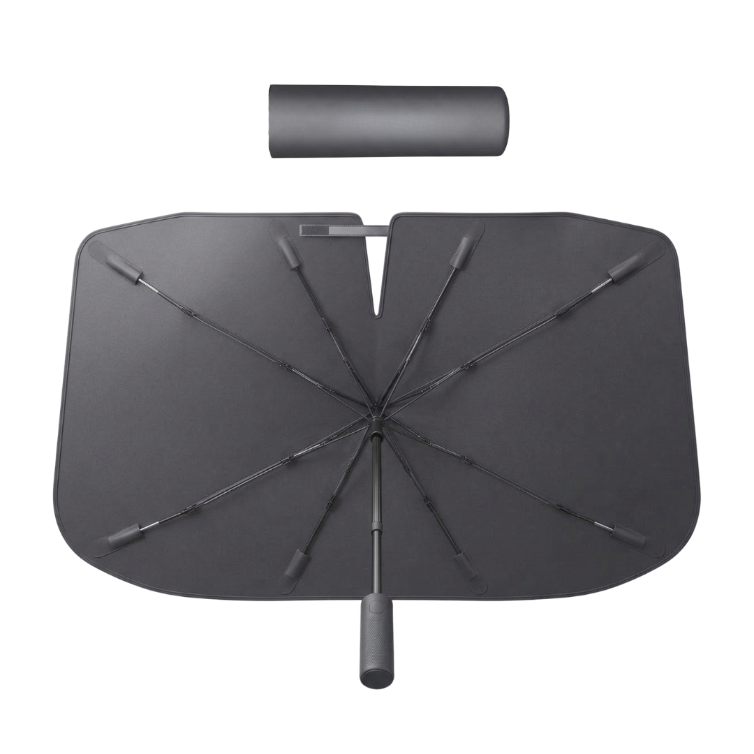 Foldable Car Windshield Sunshade Umbrella with Vinyl Reflective Layer
