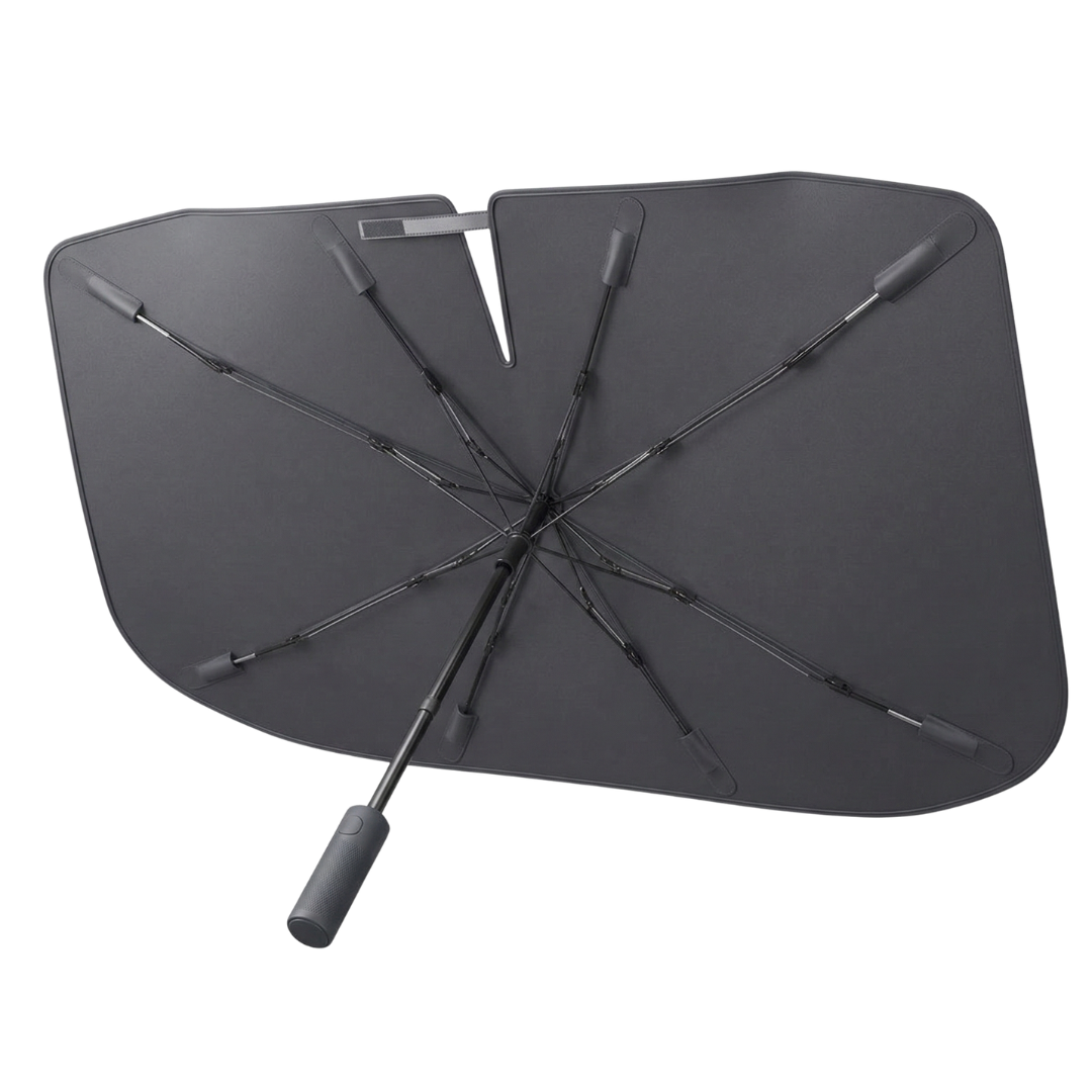 Foldable Car Windshield Sunshade Umbrella with Vinyl Reflective Layer