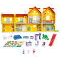Foldable Dollhouse Playset with 7 Rooms and Pretend Accessories