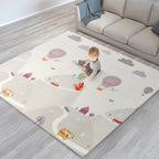 Foldable Reversible Mat for Play, Waterproof Picnic Mat Carry Bag