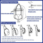 Foldable Rocket-Themed Kids Tent Playhouse for Indoor & Outdoor