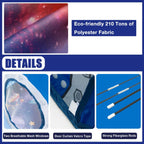 Foldable Rocket-Themed Kids Tent Playhouse for Indoor & Outdoor