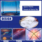 Foldable Rocket-Themed Kids Tent Playhouse for Indoor & Outdoor