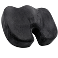 Gel Memory Foam Seat Cushion with U-Shape Cutout and Anti-Slip Base