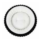 Heated Donut Pet Bed with Adjustable Temperature and Timed Warming
