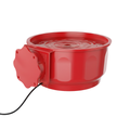 Heated Water Bowl With Indicator Light For Dogs and Cats, Corded electric