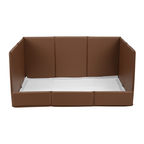 Indoor Dog Pee Pad Tray with Raised Side Walls and Foldable Design