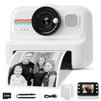 Instant Print Kids Camera with 1080P Video, Filters, 32GB Card & Paper