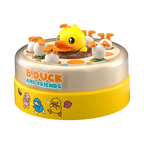 Interactive Duck Catching Game with Popping Action and Music