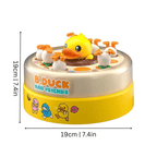 Interactive Duck Catching Game with Popping Action and Music