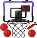 Kids’ Basketball Hoop with Electronic Scoreboard and 3 Balls