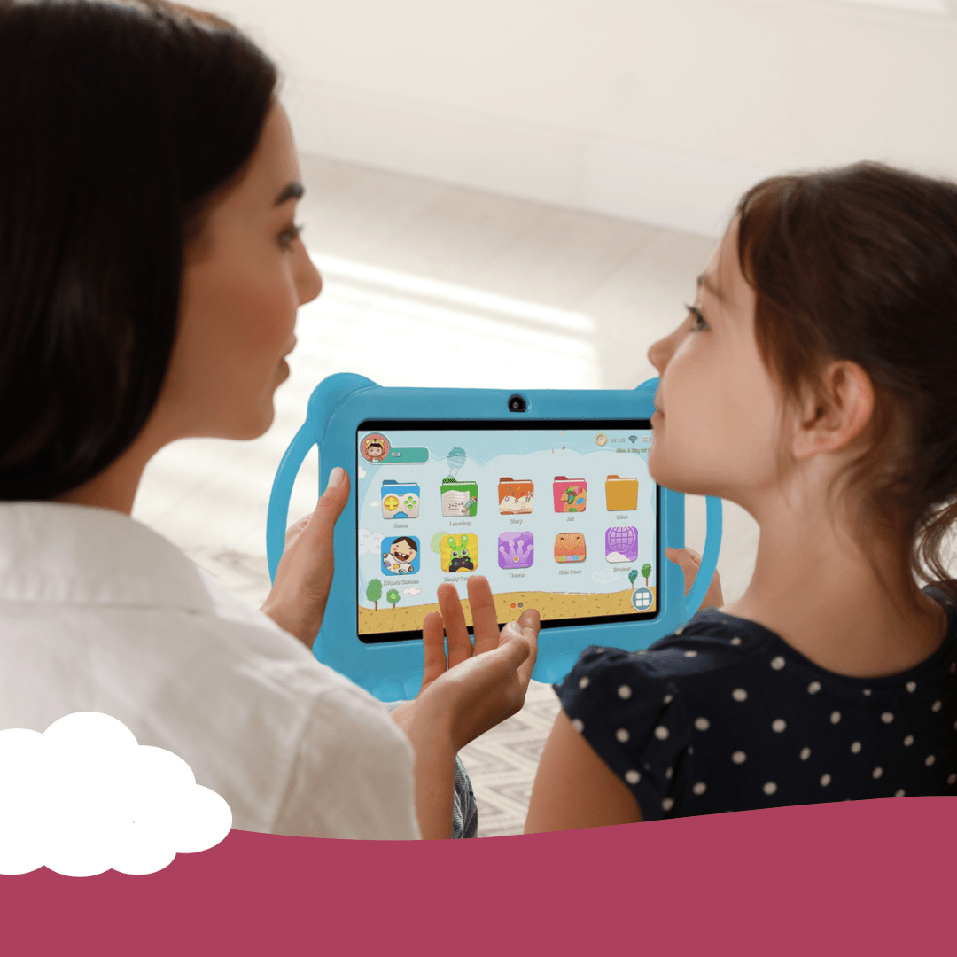 Kids' Learning Tablet with Parental Controls - 7-Inch Android Device for Toddlers