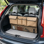 Large Backseat Hanging Trunk Organizer 42 Inch with 8 Compartments