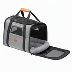 Large Cat and Small Dog Carrier Bag up to 18 lb with Mesh Panels