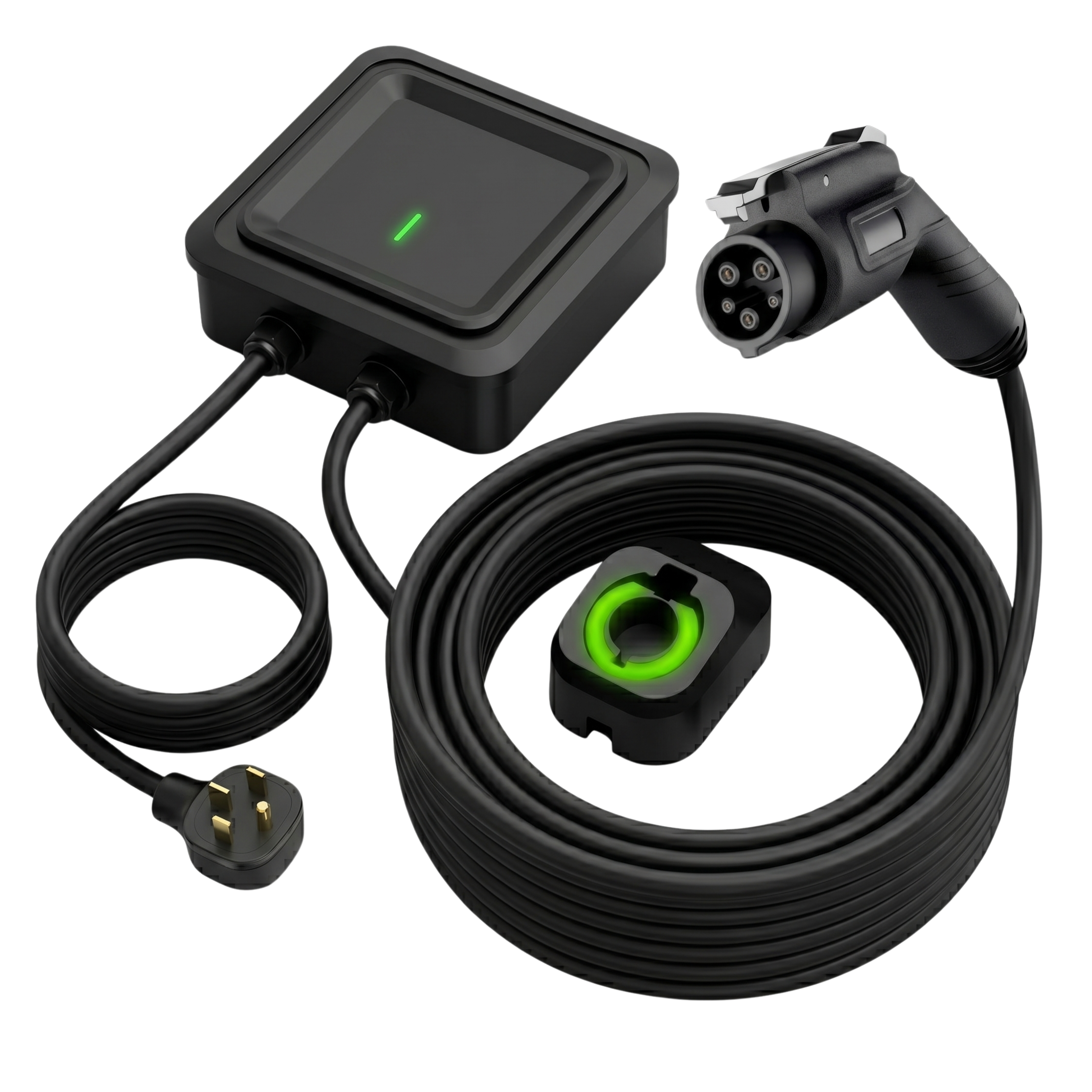 Level 2 EV Charger 40A 240V J1772 25ft Cable Indoor Outdoor IP66