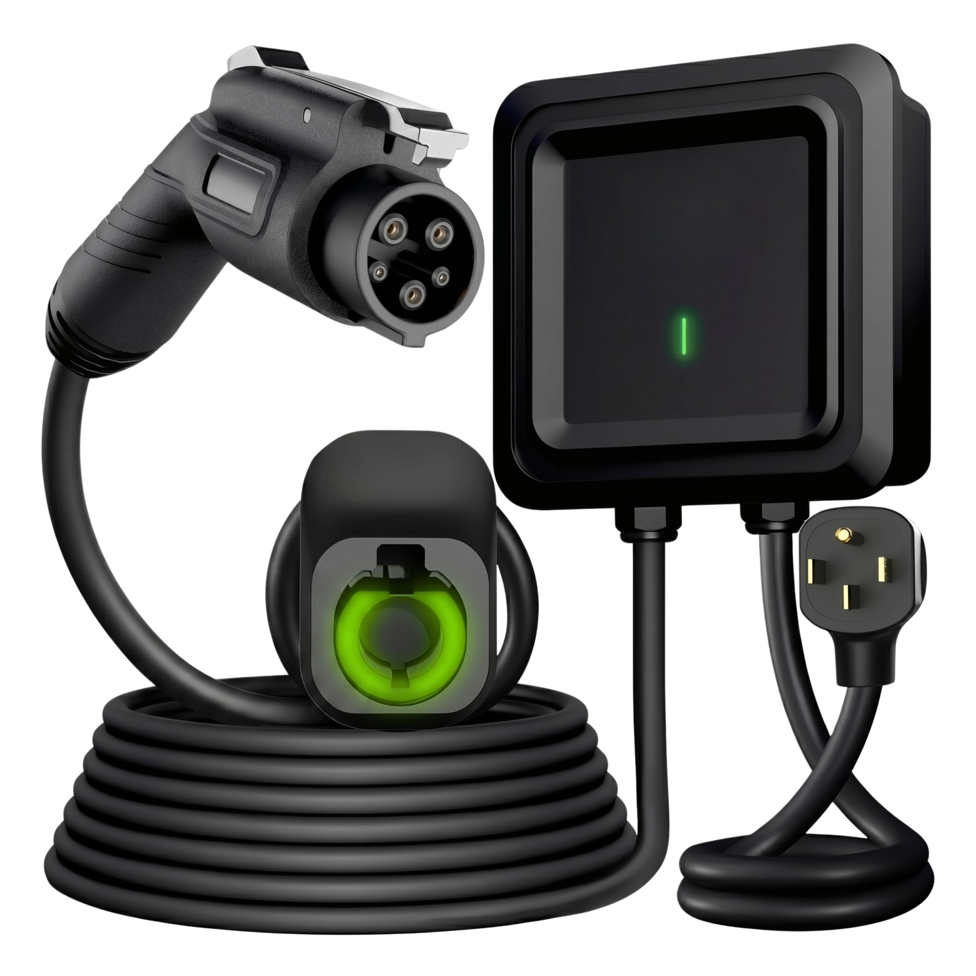 Level 2 EV Charger 40A 240V J1772 25ft Cable Indoor Outdoor IP66