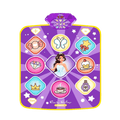 Light-Up Dance Mat for Kids Musical Step Game with 9 Patterns 5 Modes