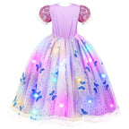 Light Up Princess Costume with Wig, Crown and Accessories for Girls