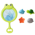 Light-Up Sea Animals Bath Toy Set With Net And Fishing Rod Toddlers