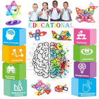 Intelligent Magnetic Building Blocks Set, Multicolor Construction Toy