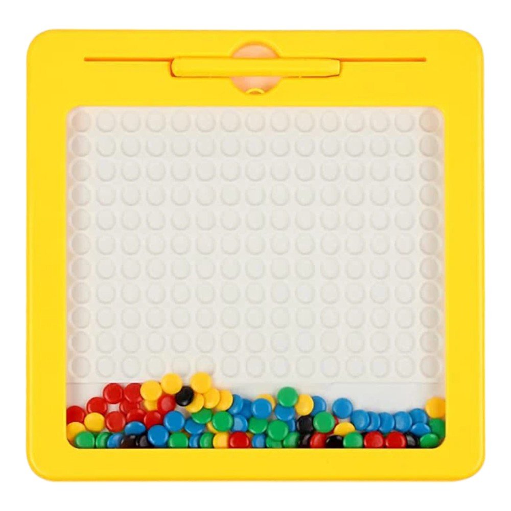 Magnetic Drawing Board for Kids - 10.3 Inch Dot Art Pad, Travel Toy