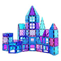 Magnetic Tiles Set 100PCS, Girls Building Blocks Toy 3D Castle