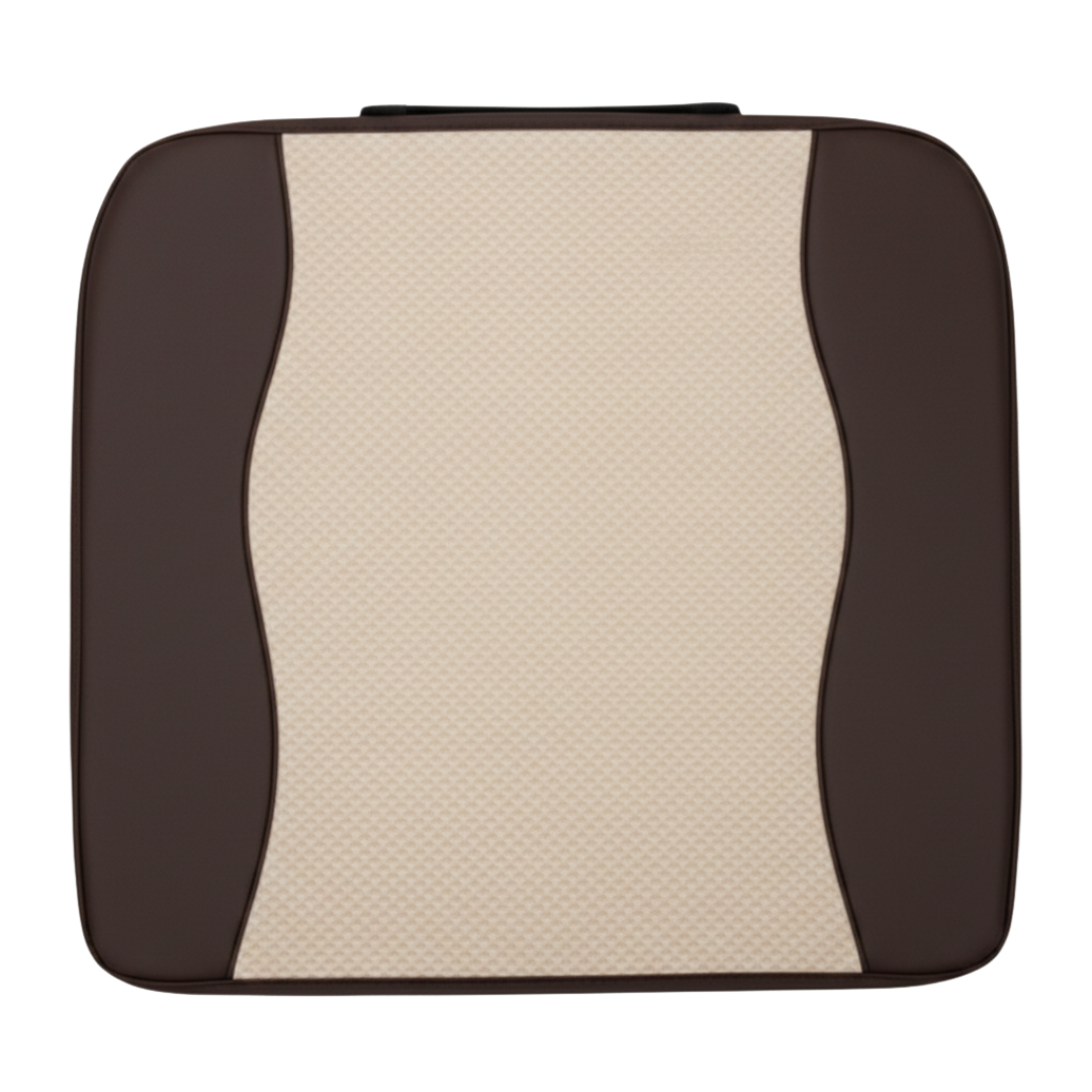 Memory Foam Car Seat Cushion with Anti-Slip Base, 18 x 17 in