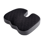 Memory Foam Car Seat Cushion with Anti-Slip Base and Washable Cover
