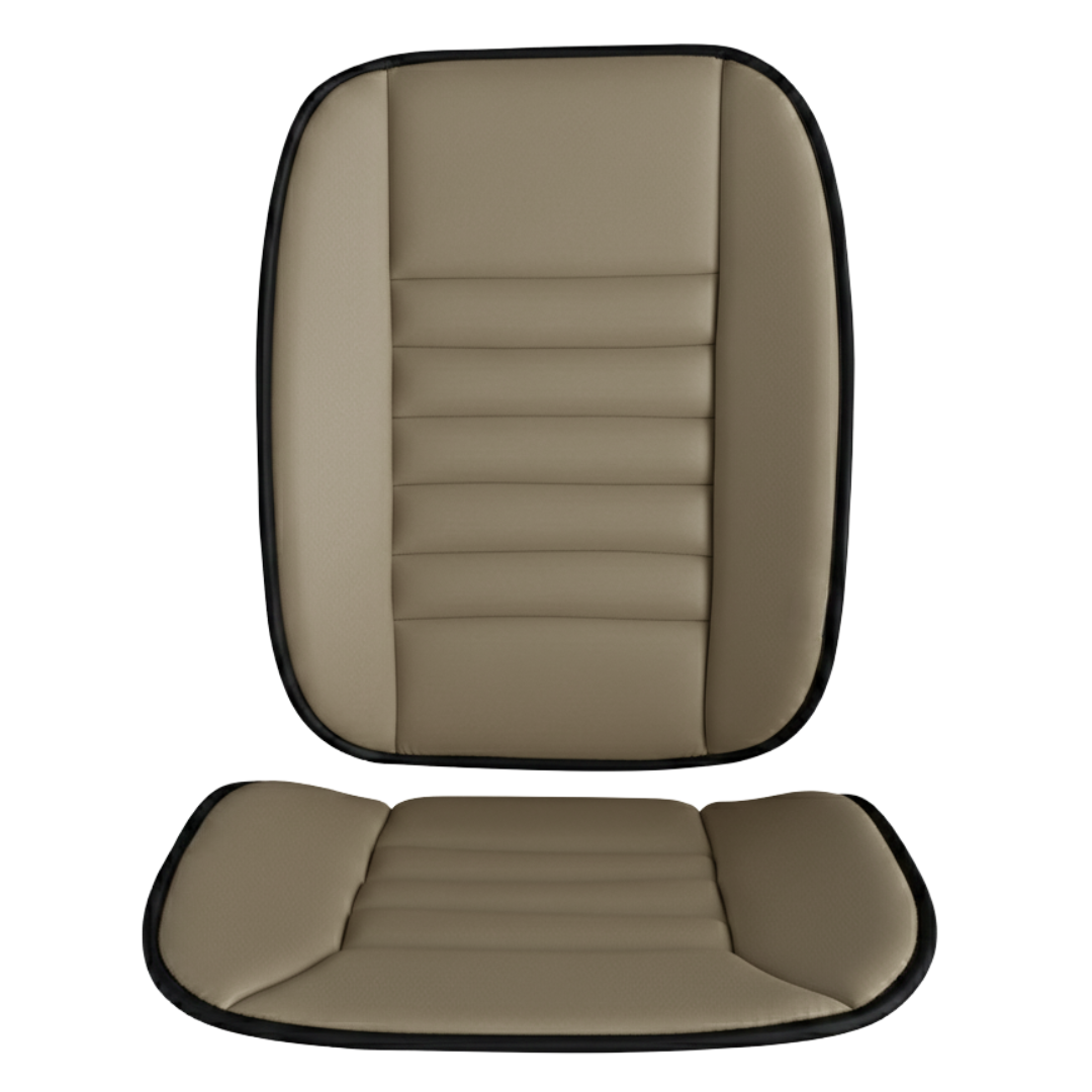 Memory Foam Seat Cushion with Back Support Pillow for Car Rides