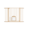 Metal Pet Gate with Adjustable Extension Panels for Doorways and Stairs