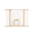 Metal Pet Gate with Adjustable Extension Panels for Doorways and Stairs