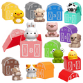 Montessori Toddler Matching Toy Set, 20-Piece, Numbered, 4 Themes