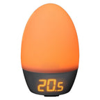 Multifunctional Silicone Night Light with Thermometer & USB Power