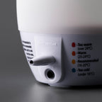 Multifunctional Silicone Night Light with Thermometer & USB Power