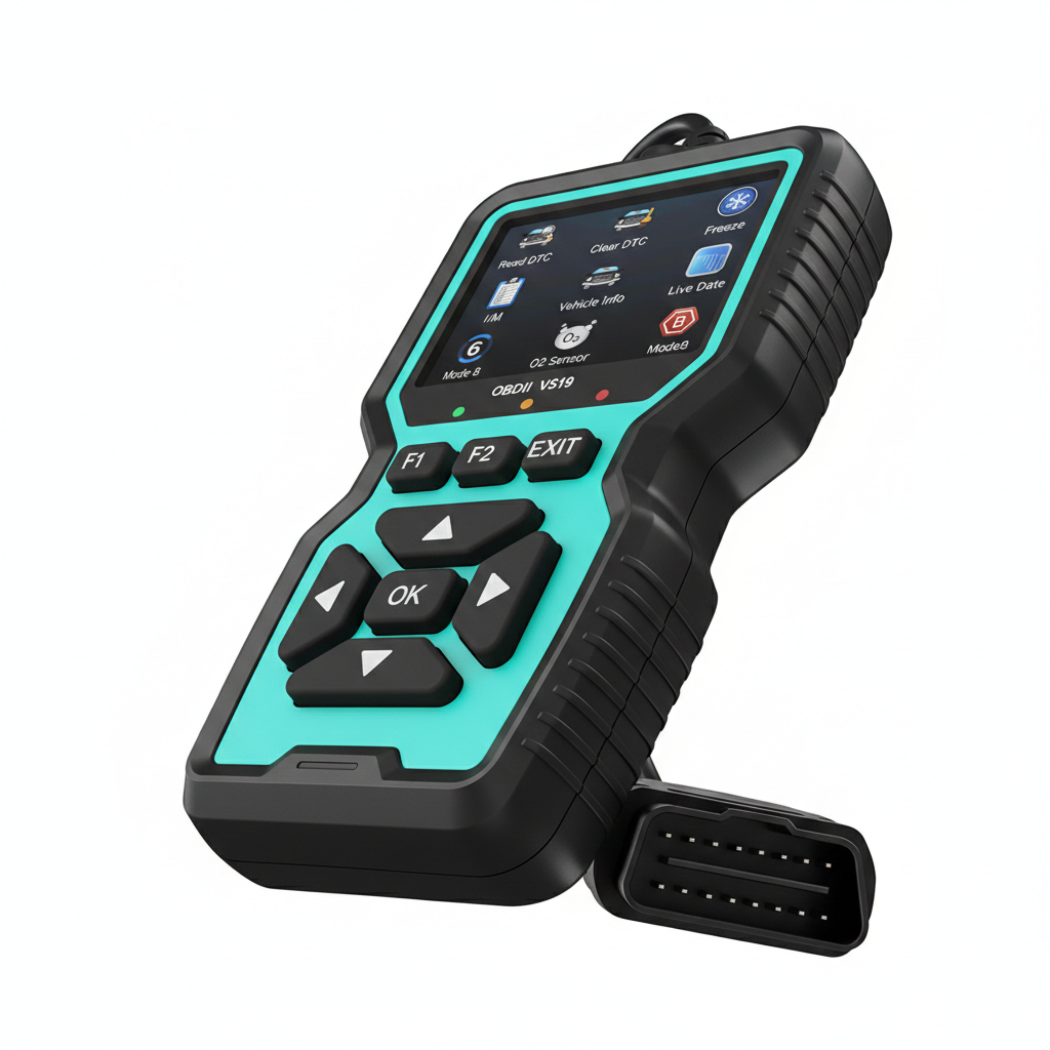 OBD2 Code Reader Scanner with Reset, Mode 6/8, I/M Readiness