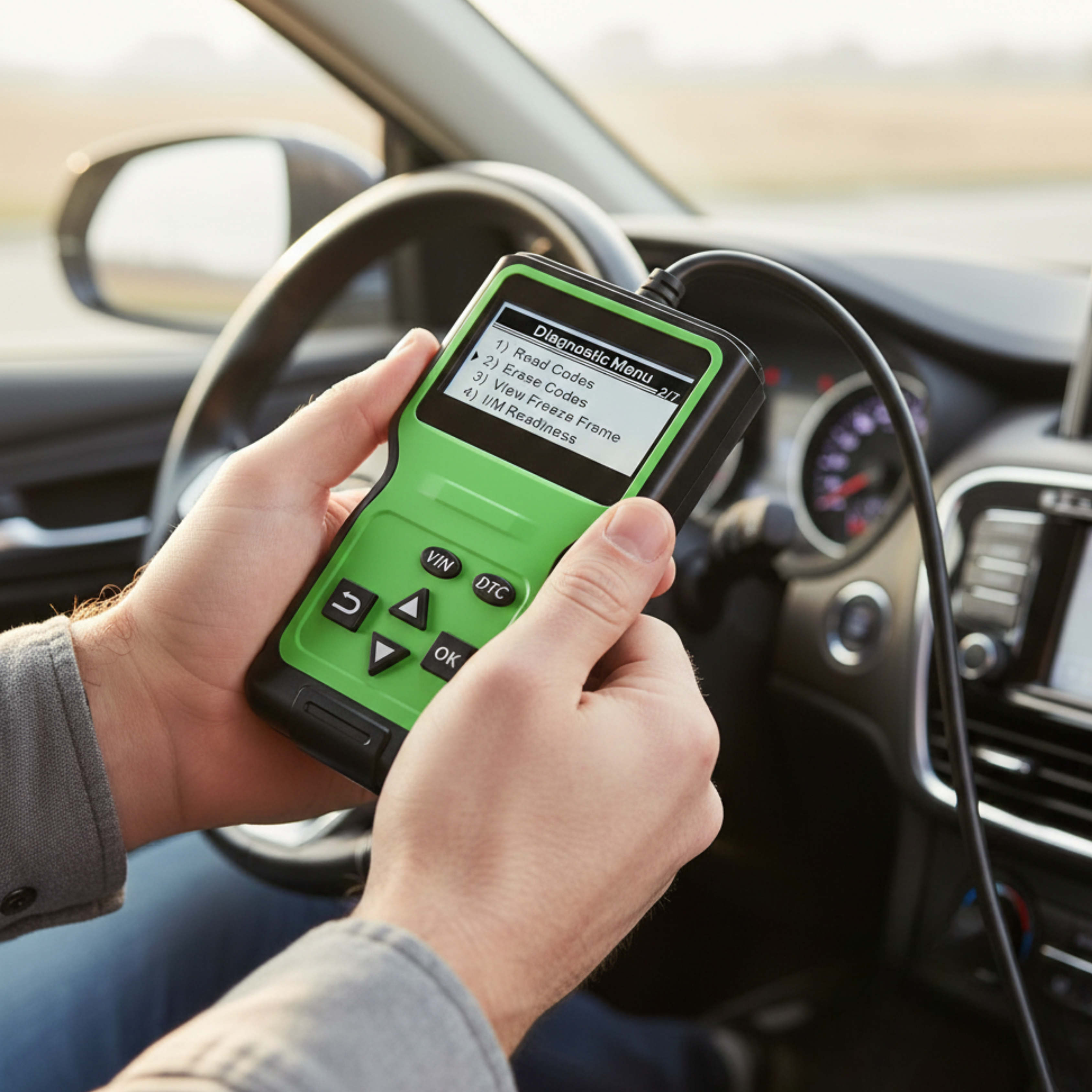 OBD2 Scanner Code Reader for 1996+ Vehicles with CAN Support
