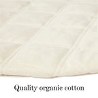 Organic Cotton Cozy Baby Playmat with Mirror, Tummy Pillow and 6 Toys