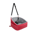 Pet Car Booster Seat 30 lb Oxford with Straps and Side Pockets