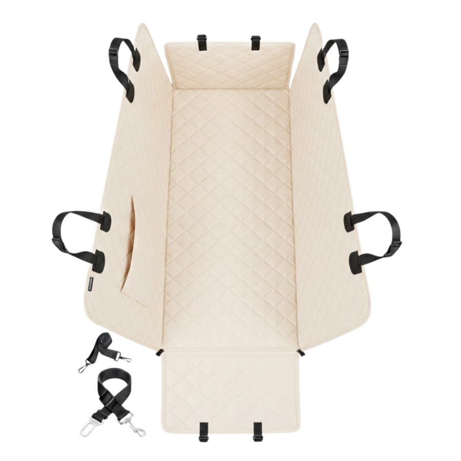 Pet Car Seat Cover Cargo Area and Rear Seat Full Coverage Protector