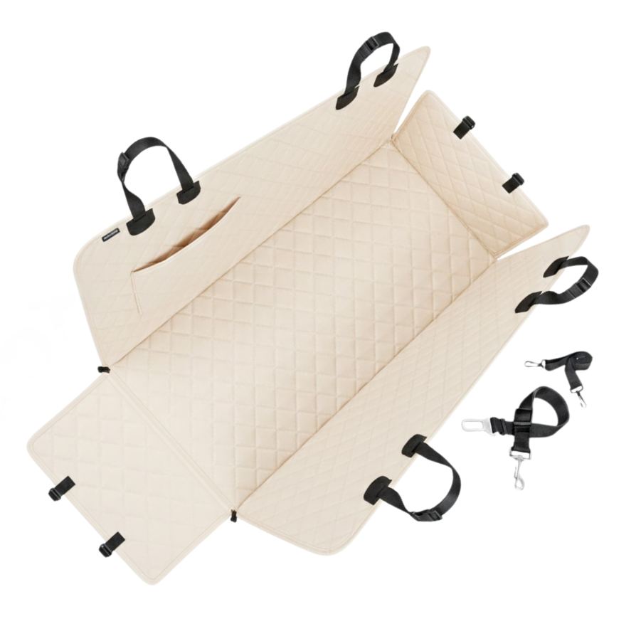 Pet Car Seat Cover Cargo Area and Rear Seat Full Coverage Protector