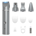 Pet Grooming Clippers Kit With Multihead Attachments, Guide Combs