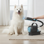 Pet Grooming Vacuum Kit with Clippers, Nail Grinder and Hair Tools