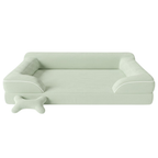 Pet Sofa Couch Bed with Memory Foam Cushion and Washable Cover
