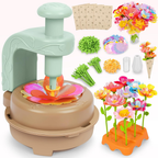 Play Set: Fabric Flower Bouquet Craft Kit for Kids with 150 Fabric Pieces