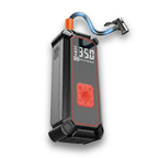 Portable 12V Tire Inflator with Digital Gauge and Dual Power Supply