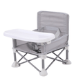 Portable Booster High Chair – Foldable Aluminum Seat with Tray & Travel Bag