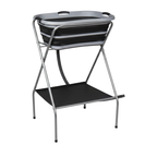 Portable Dog Bath Tub with Collapsible Frame and Draining Hose System